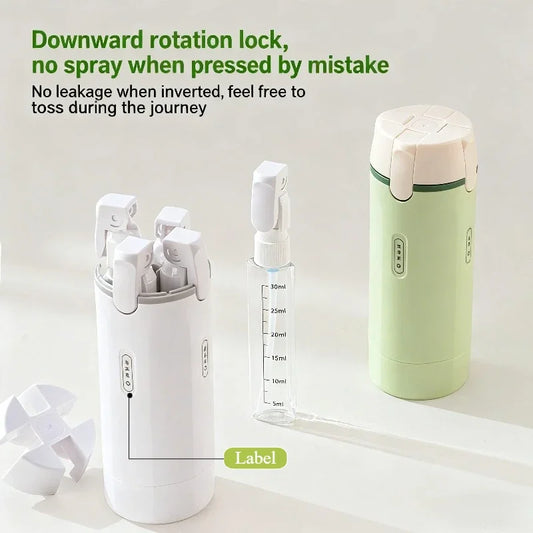 1pc 4-in-1 Emulsion Dispenser Bottle, Travel Bottle