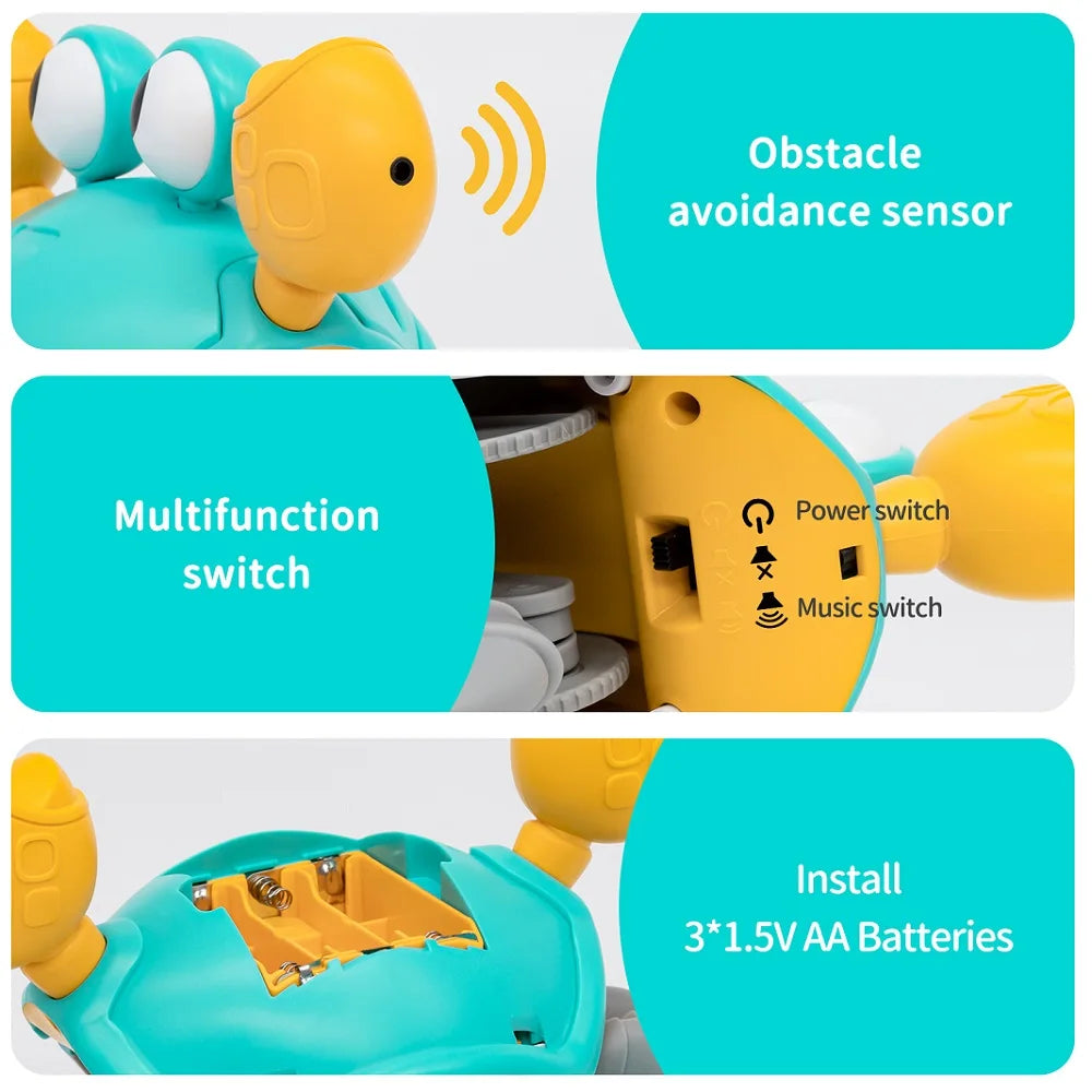 Dancing Crab Run Away Toy for Dogs
