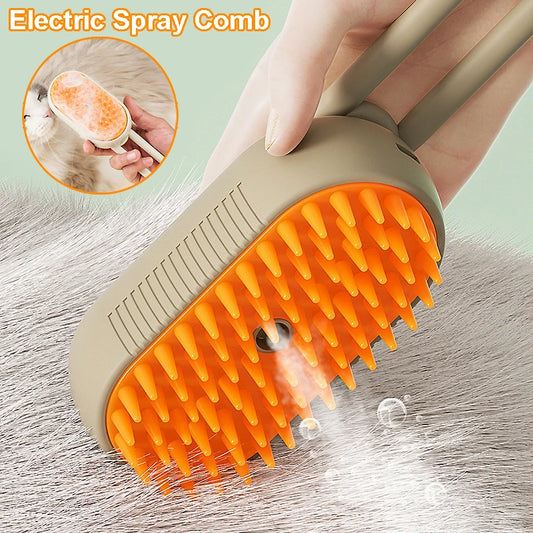 Pet Steam Electric Dog Brush
